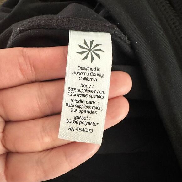 ATHLETA Excursion Tight Leggings Joggers‎ Ribbed in black size small - Picture 5 of 7